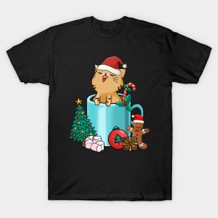 Cute and Lovely Animals with Christmas Vibes T-Shirt